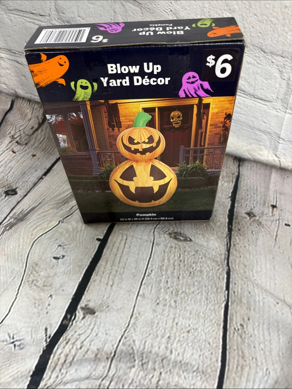 Blow Up Yard Décor Inflatable Pumpkin - Orange